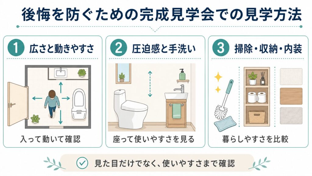 後悔を防ぐための完成見学会での注文住宅見学方法